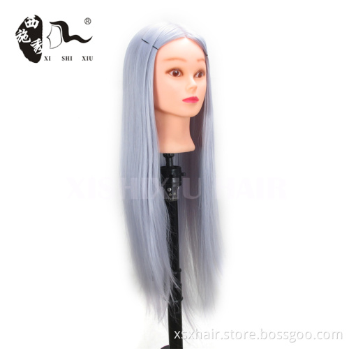 fashionable styles not 100% human hair training doll head wholesale for training school
